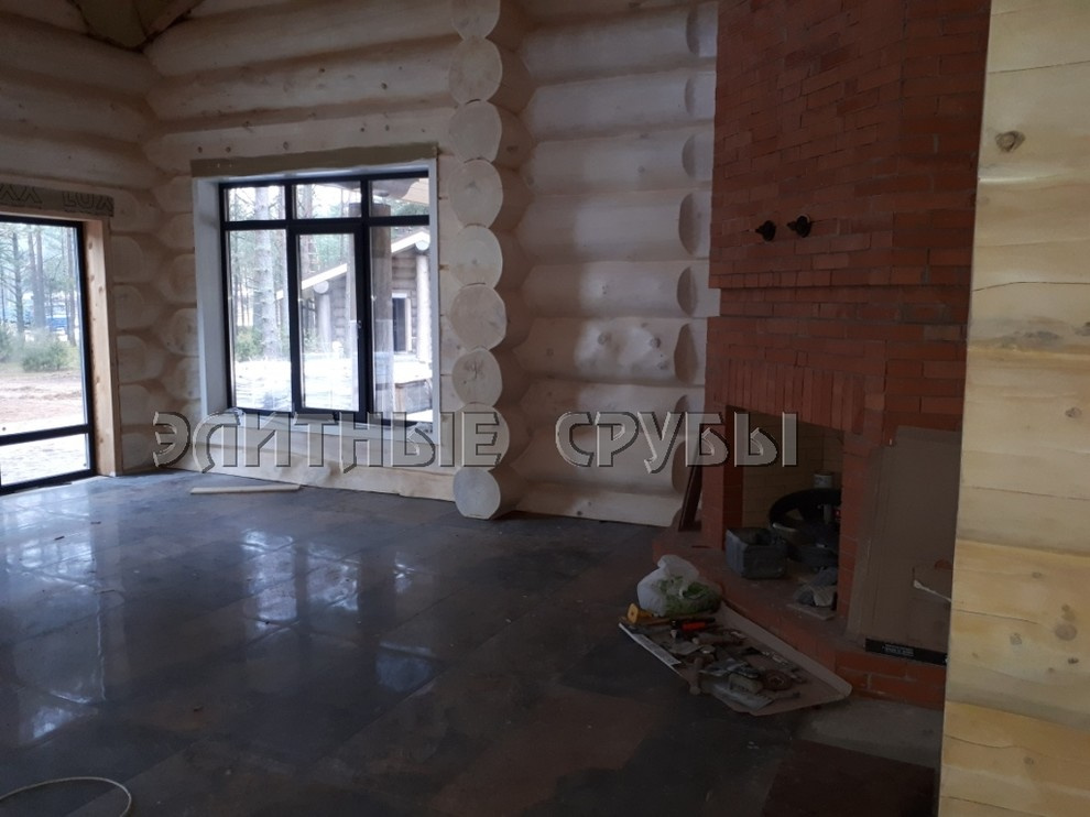 рубленые дома из кедра большого диаметра