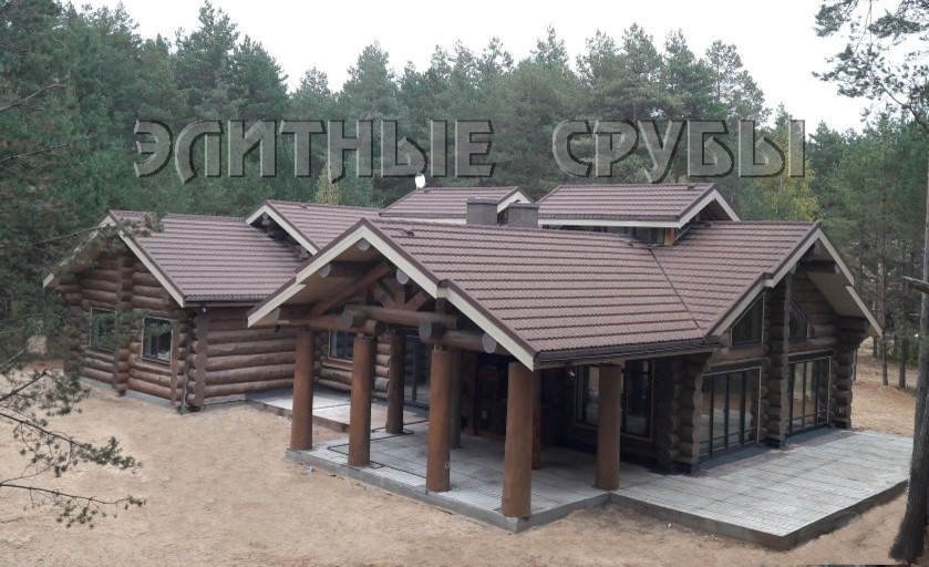 рубленые дома из кедра большого диаметра