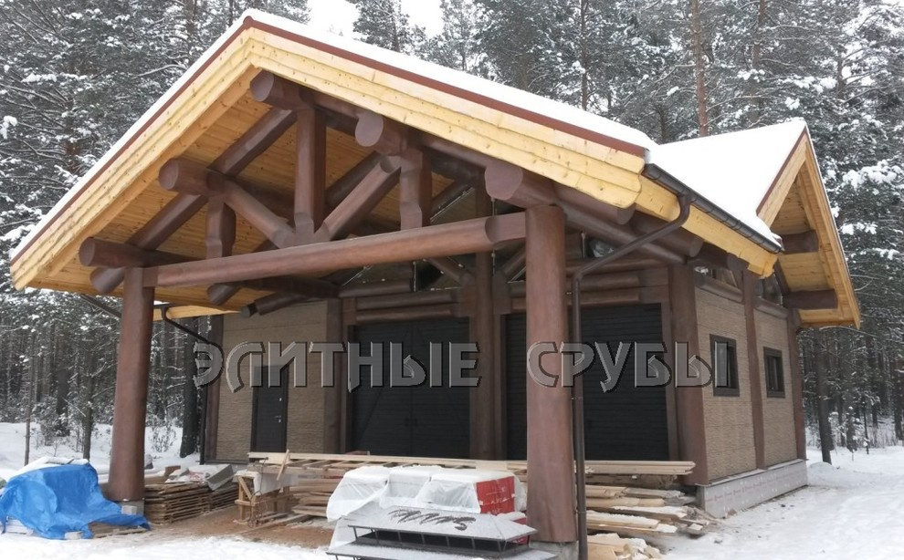 рубленые дома из кедра большого диаметра