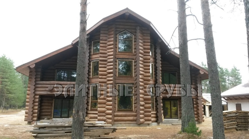 рубленые дома из кедра большого диаметра