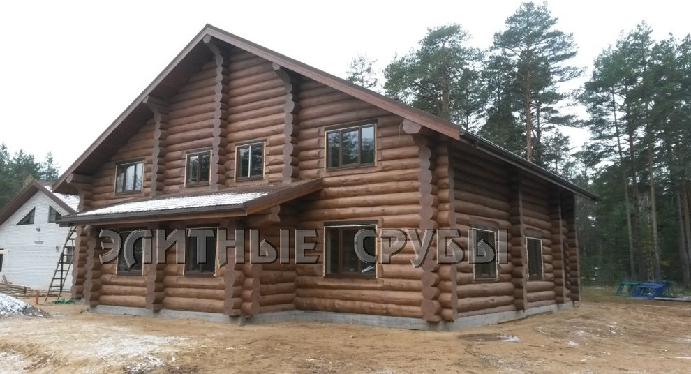 рубленые дома из кедра большого диаметра