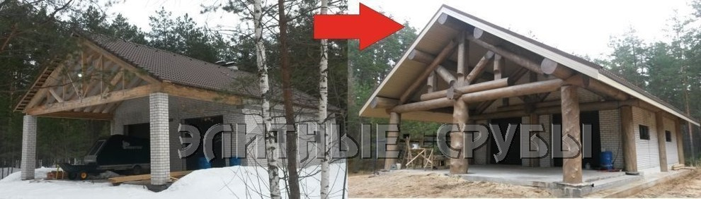 рубленые дома из кедра большого диаметра