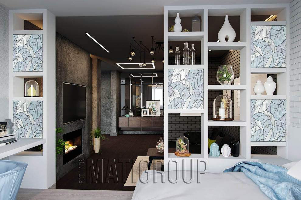 Обложка проекта: Эскиз витража + 3D визуализация