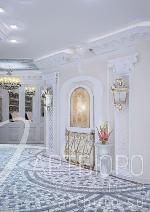 Классический стиль в трёхкомнатной квартире