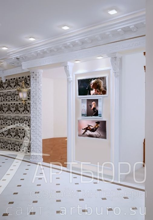 Классический стиль в трёхкомнатной квартире