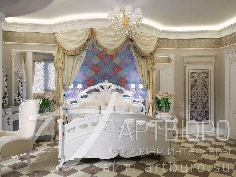 Классический стиль в трёхкомнатной квартире