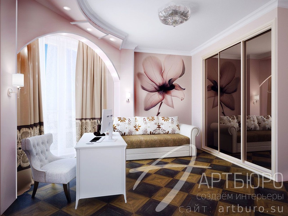 Классический стиль в трёхкомнатной квартире