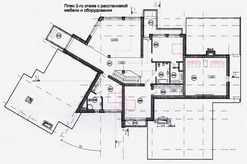 Обложка проекта: Двухэтажный дом с подвалом, гаражом на 2 машины и бассейном в Подмосковье.
