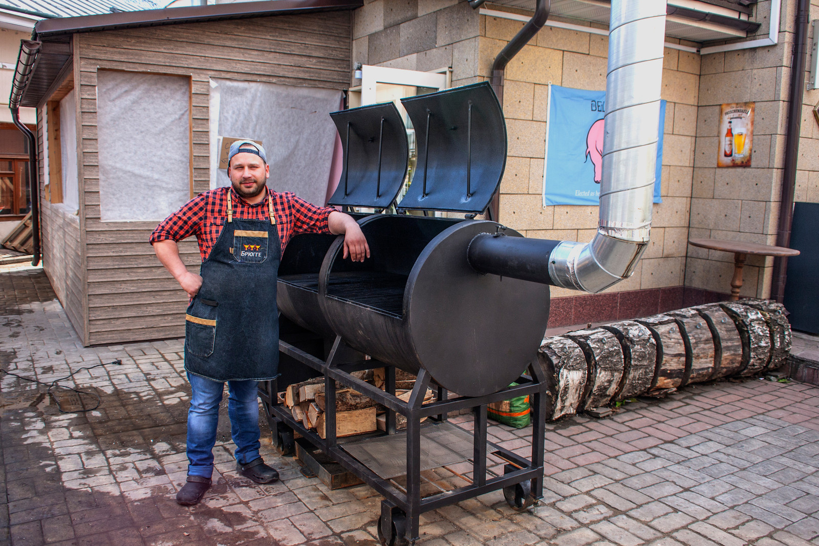 Смоукер/ барбекю для кафе Брюгге