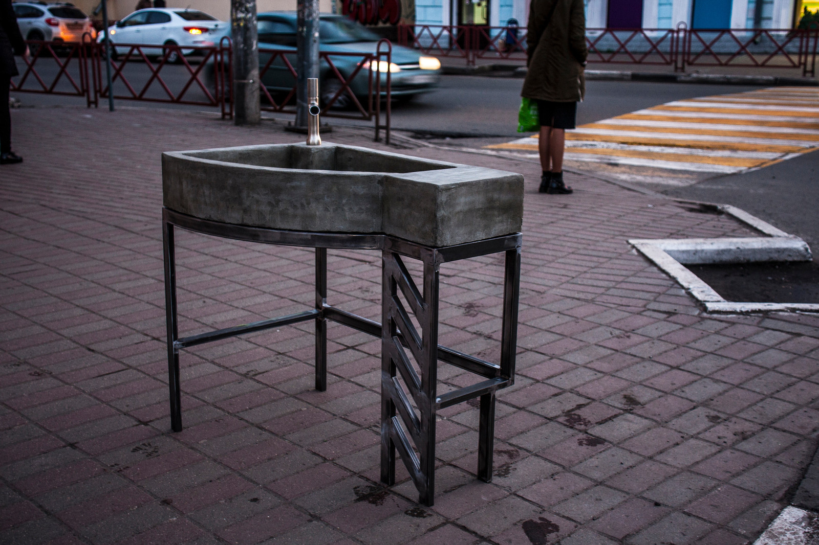 Бетонная раковина