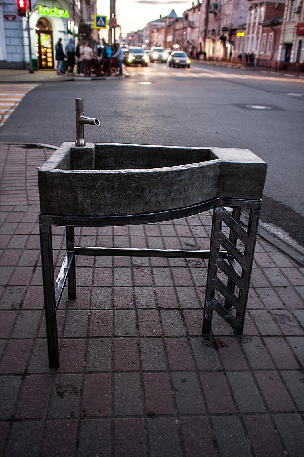 Бетонная раковина