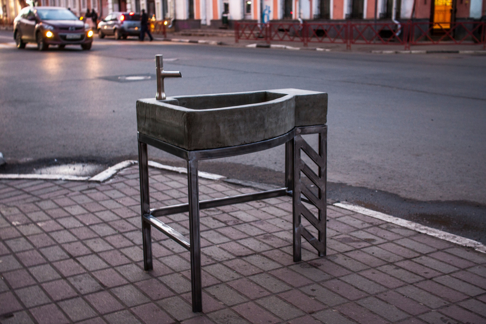 Бетонная раковина