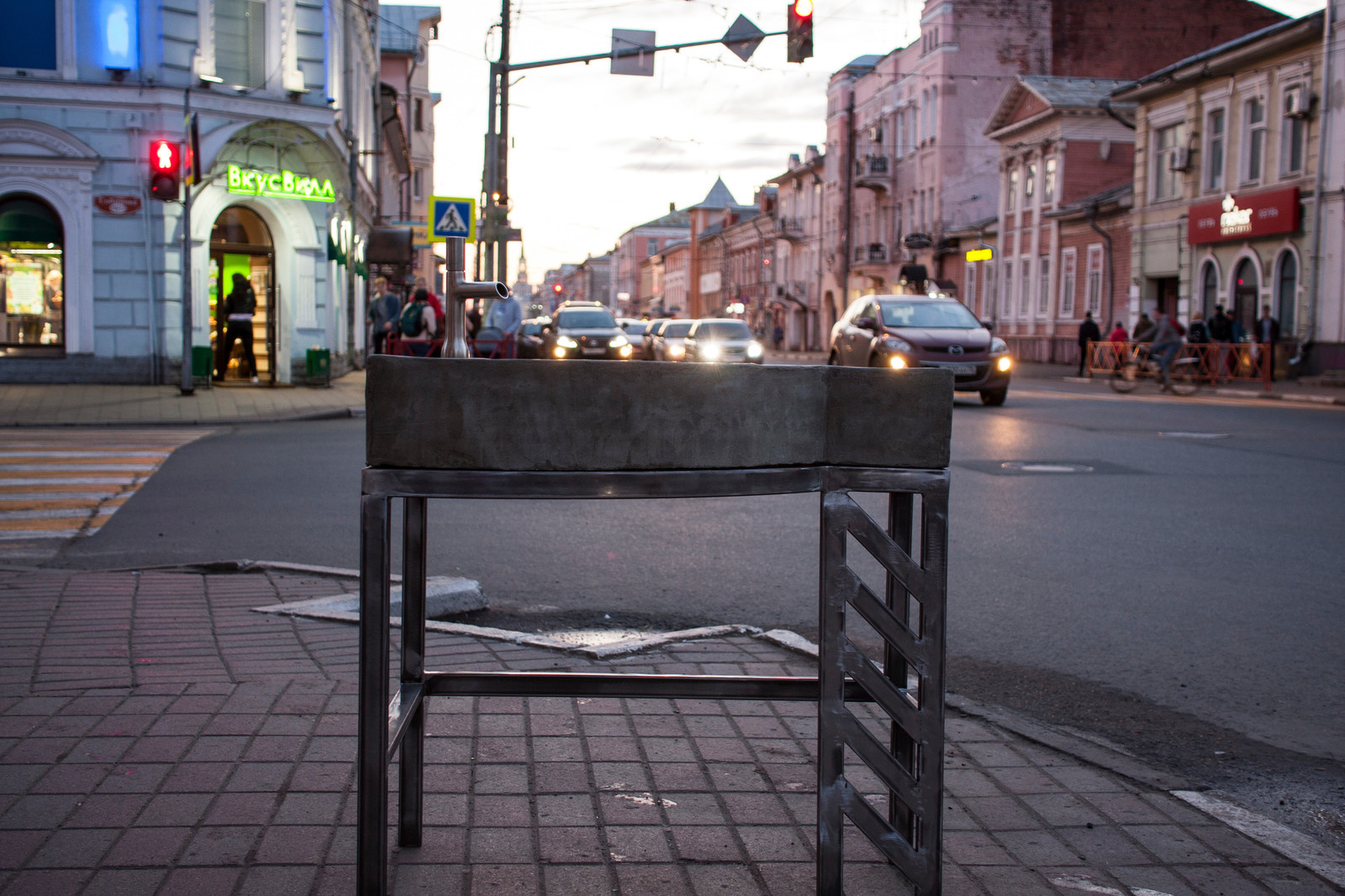 Бетонная раковина