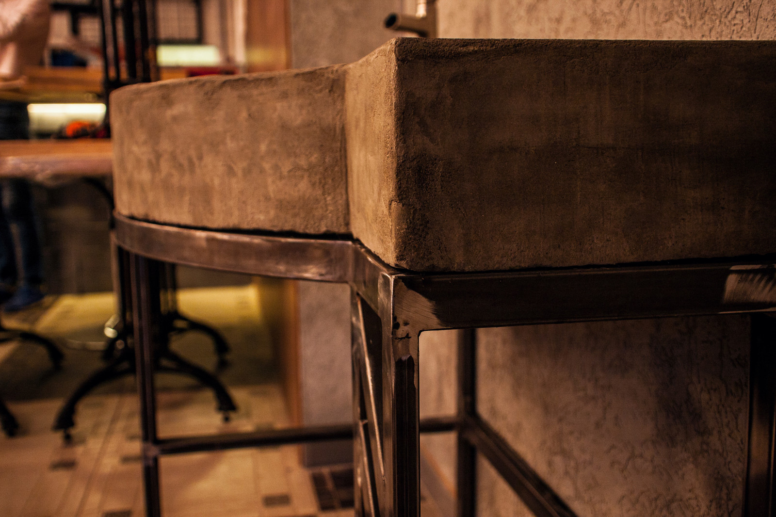 Бетонная раковина