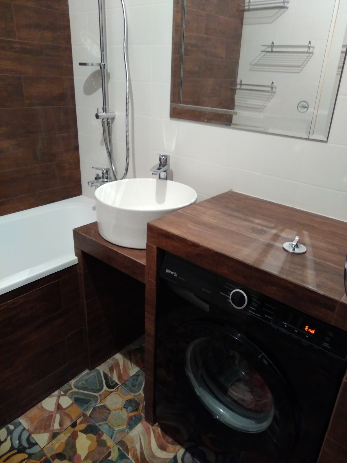 Ремонт ванной комнаты под ключ: Новомарьинская, 14