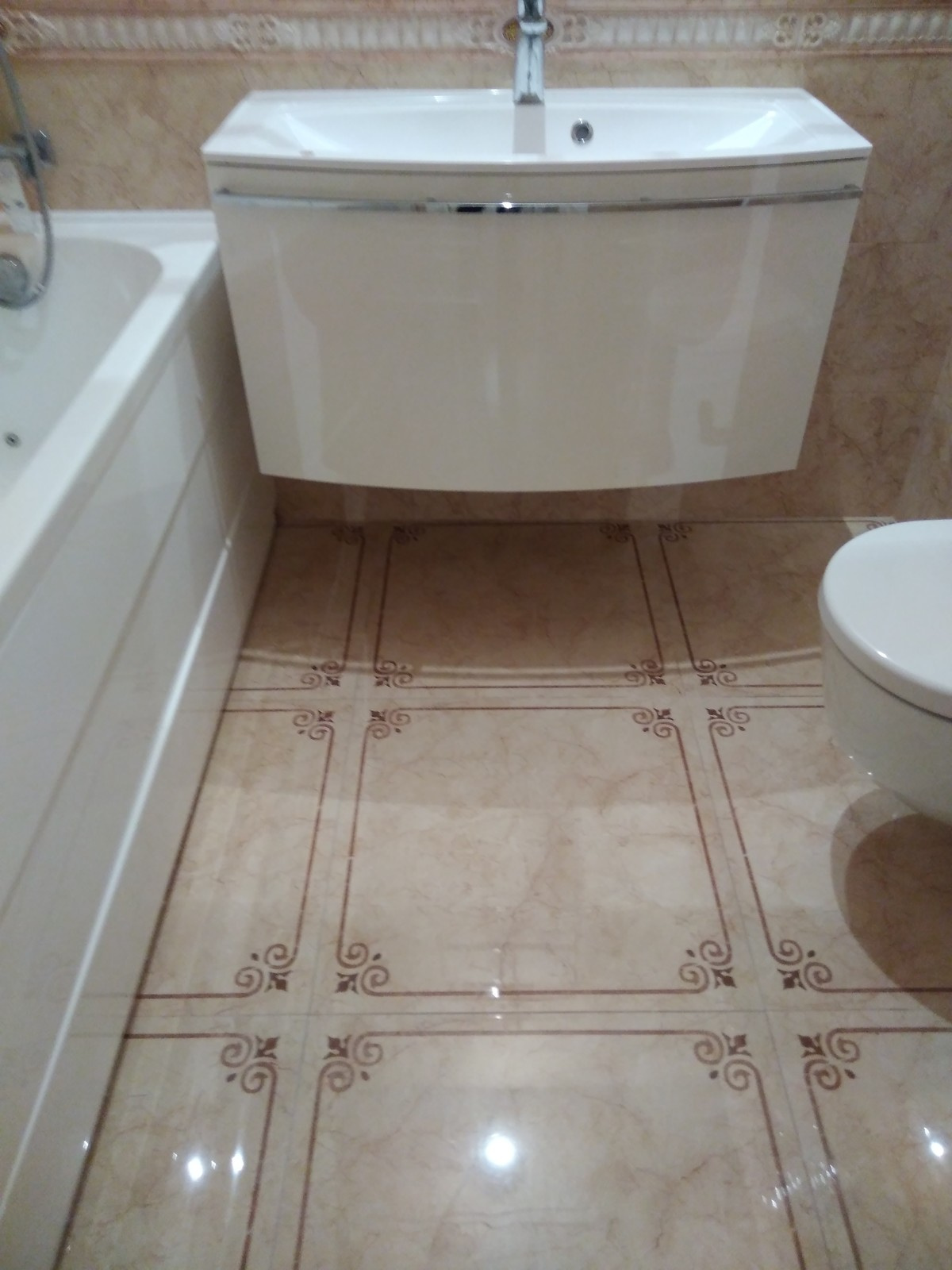 Ремонт ванной комнаты под ключ: ул.А.Монаховой, 5/3