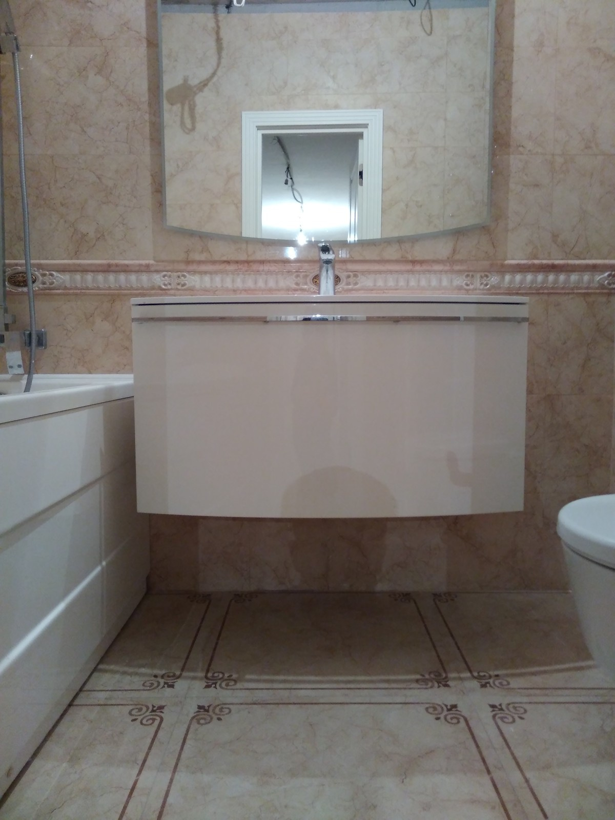 Ремонт ванной комнаты под ключ: ул.А.Монаховой, 5/3