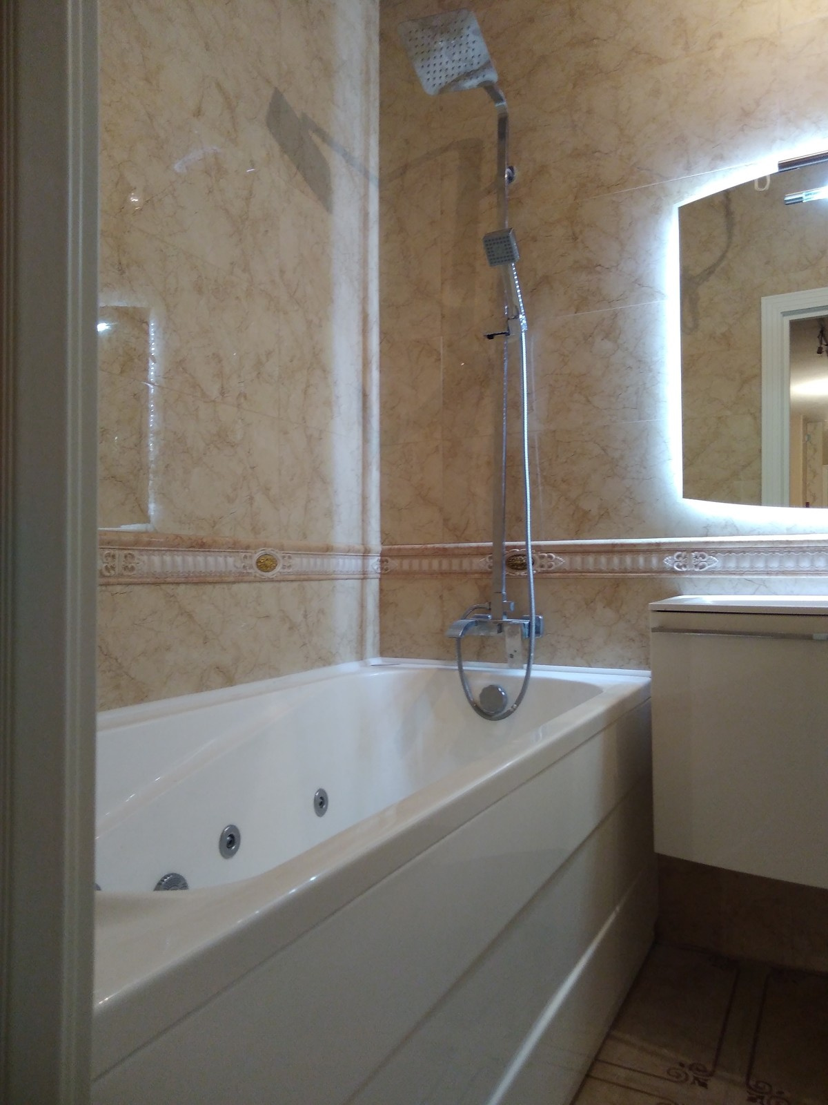 Ремонт ванной комнаты под ключ: ул.А.Монаховой, 5/3