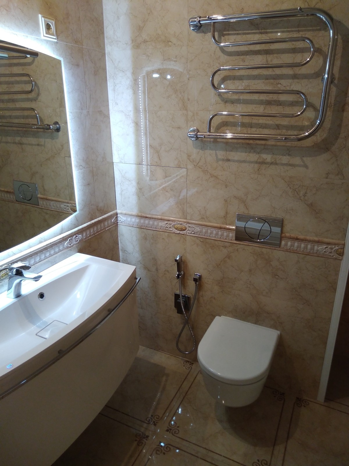 Ремонт ванной комнаты под ключ: ул.А.Монаховой, 5/3