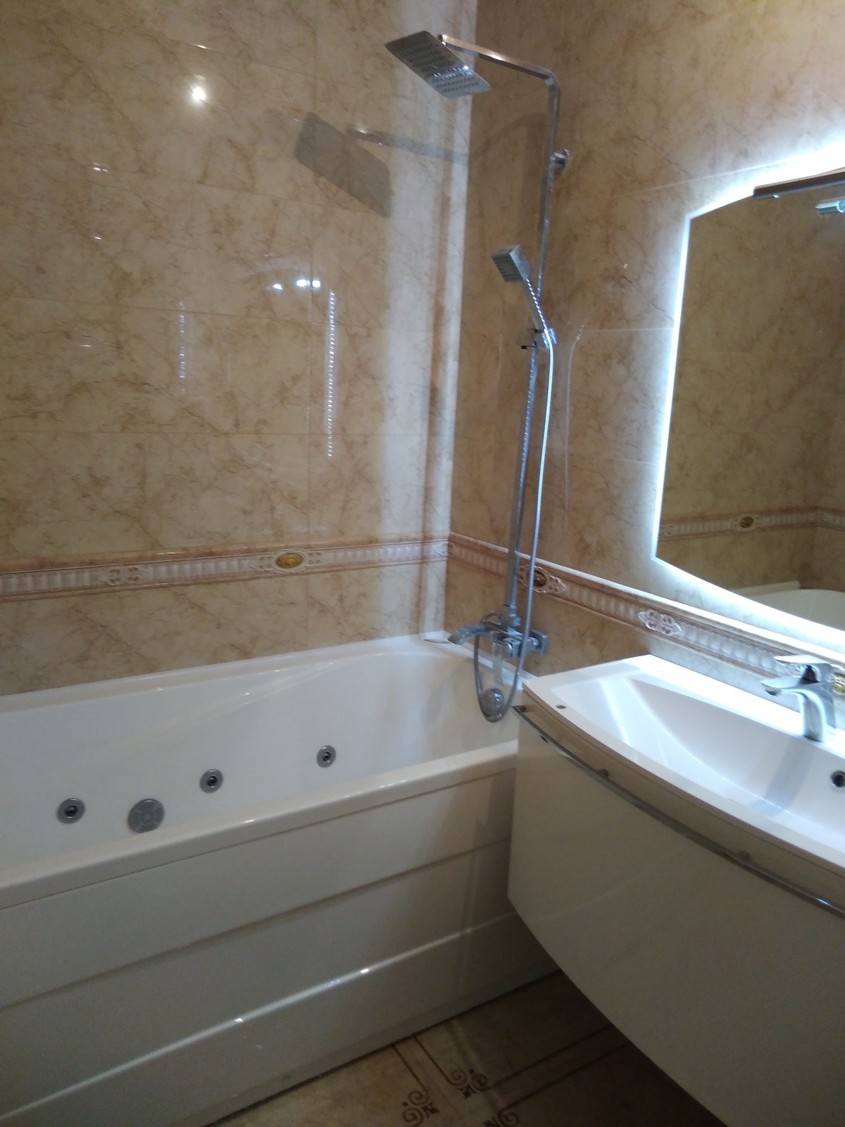 Ремонт ванной комнаты под ключ: ул.А.Монаховой, 5/3