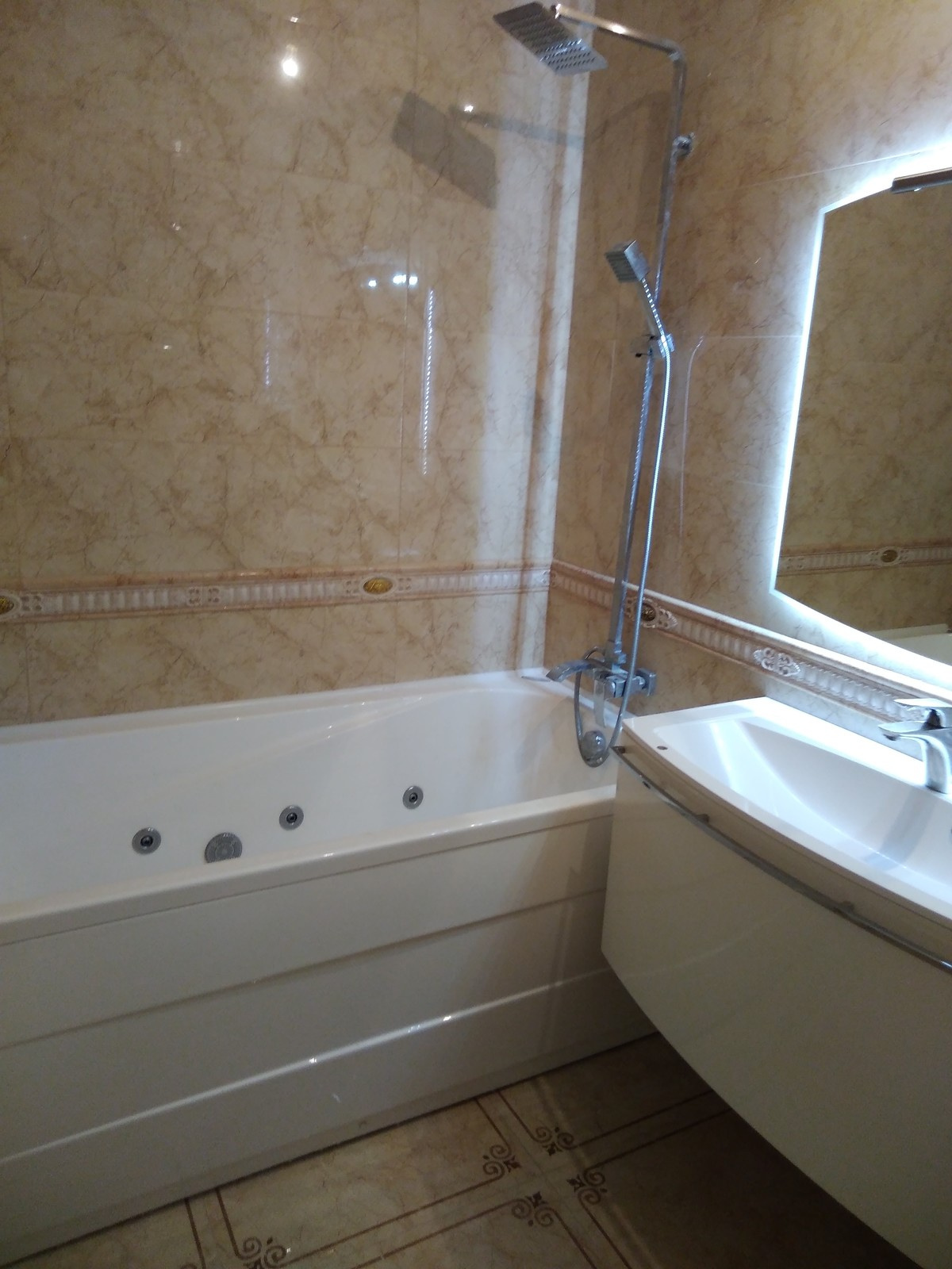 Ремонт ванной комнаты под ключ: ул.А.Монаховой, 5/3