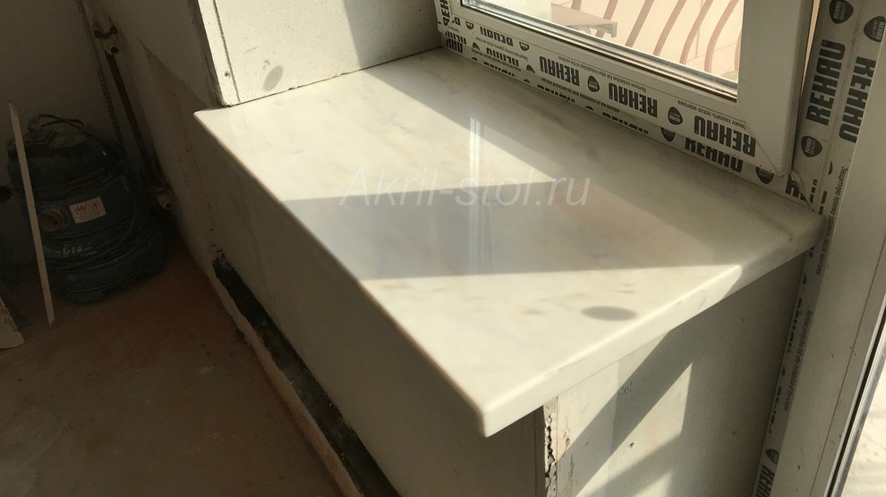 Подоконники из искусственного камня на Маршала Новикова