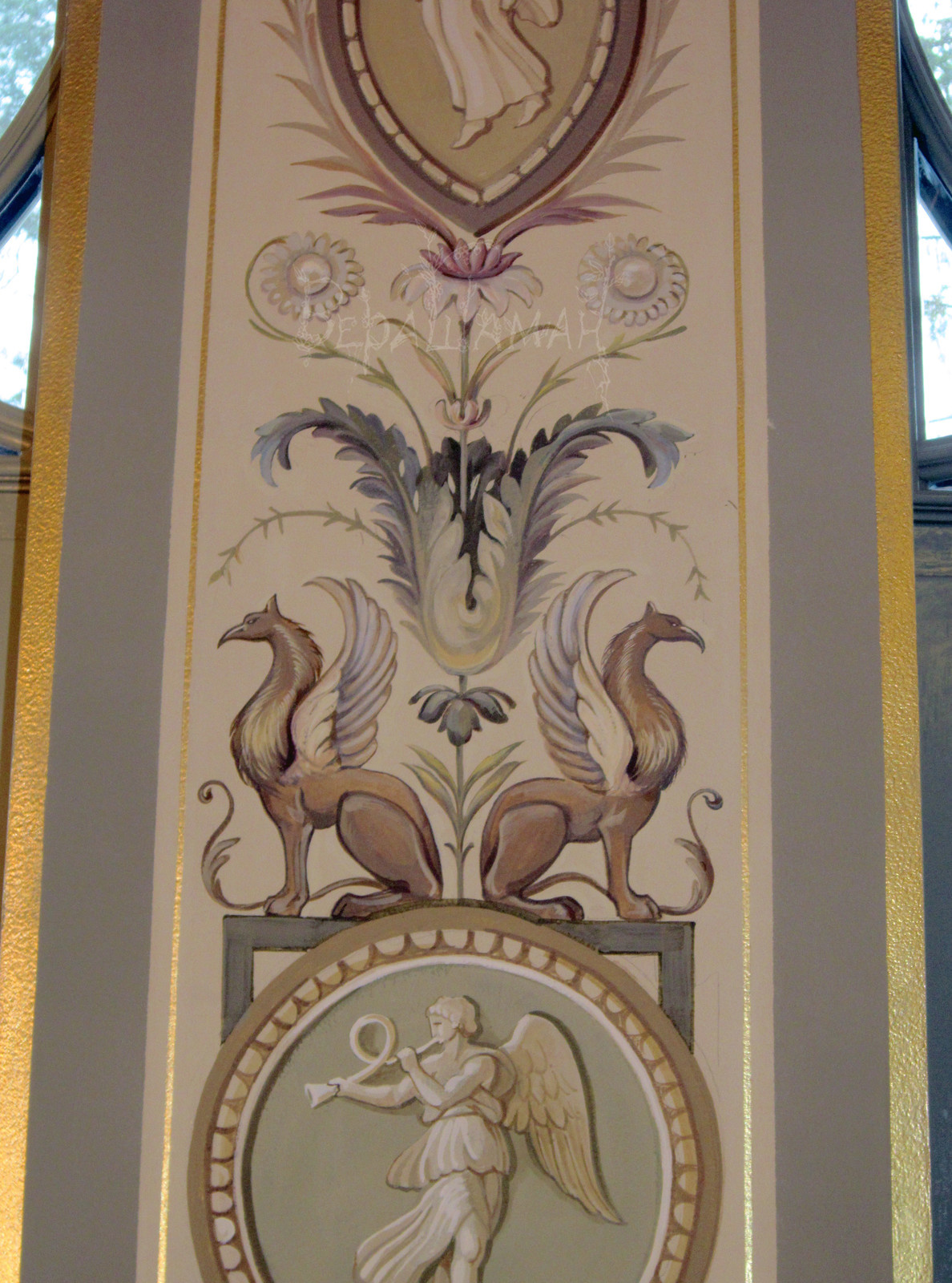 Роспись комнаты (коллективная, под руководством Петра Маркова)