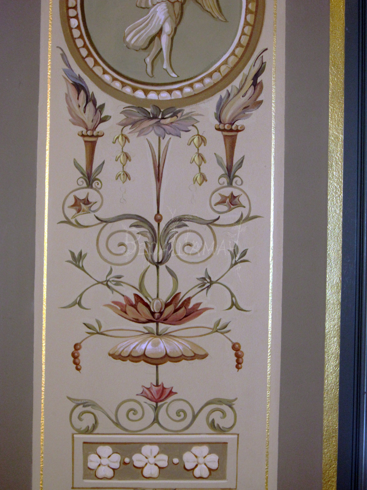 Роспись комнаты (коллективная, под руководством Петра Маркова)