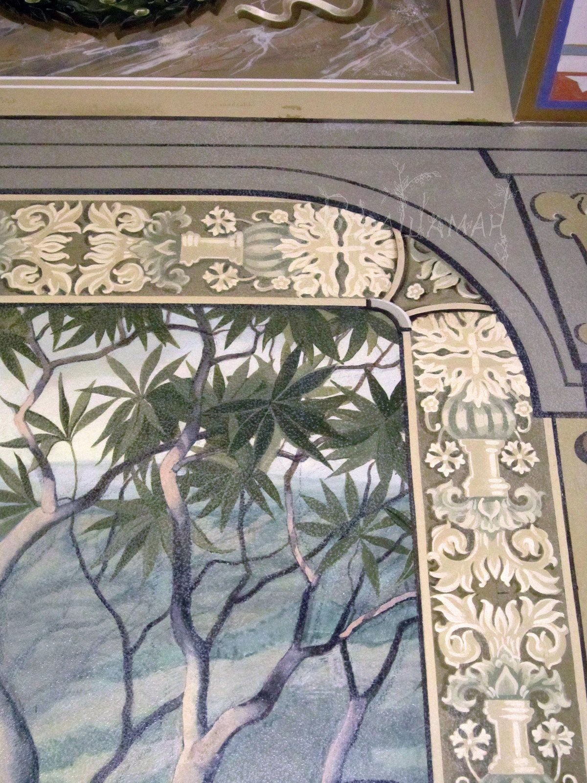 Роспись комнаты (коллективная, под руководством Петра Маркова)орть