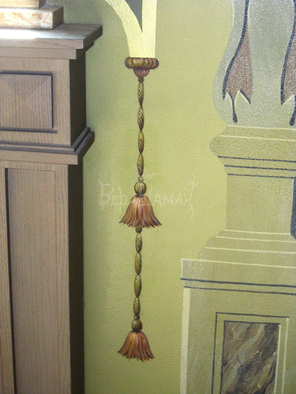 Роспись комнаты (коллективная, под руководством Петра Маркова)