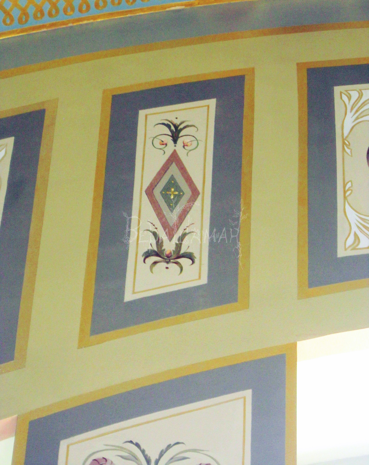 Роспись комнаты (коллективная, под руководством Петра Маркова)