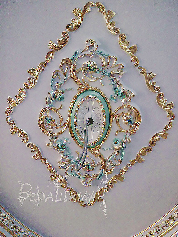 Золочение и серебрение лепнины