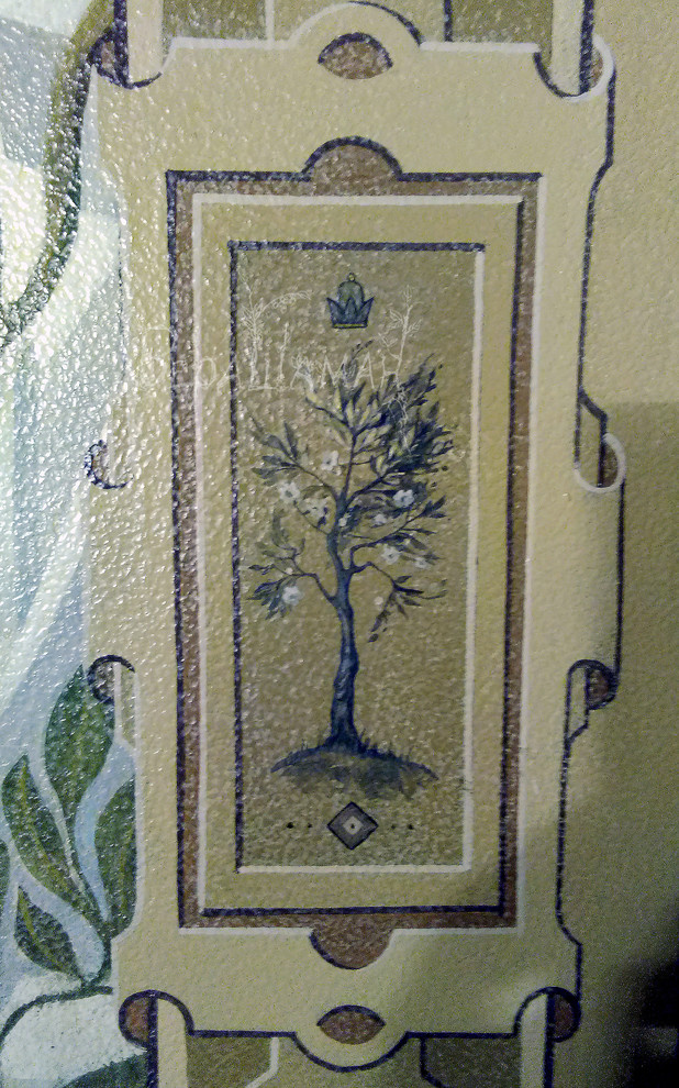 Настенная миниатюрная роспись на уровне глаз (под руководством Петра Маркова)