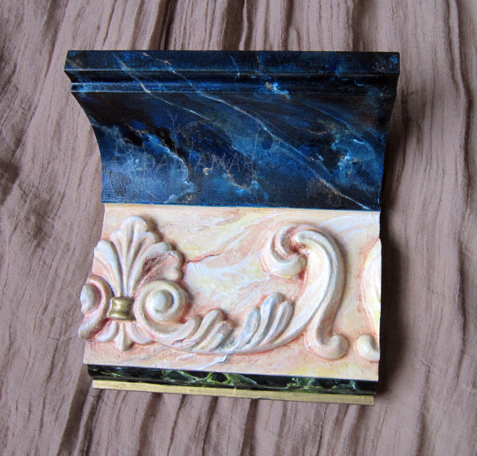 Образцы  росписи лепнины "Дворцовая роскошь"