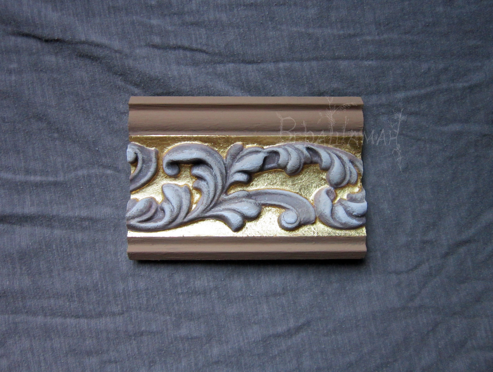 Образцы  росписи лепнины "Золото и кость"