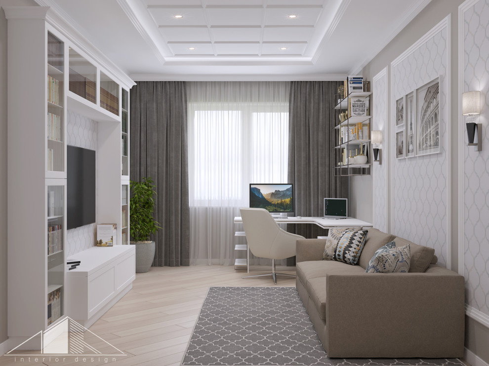 Дизайн трехкомнатной квартиры в стиле неоклассика