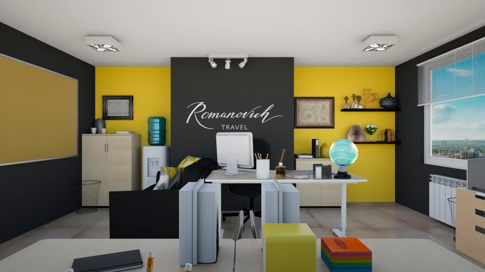 Дизайн интерьера для франшизы Romanovich travel