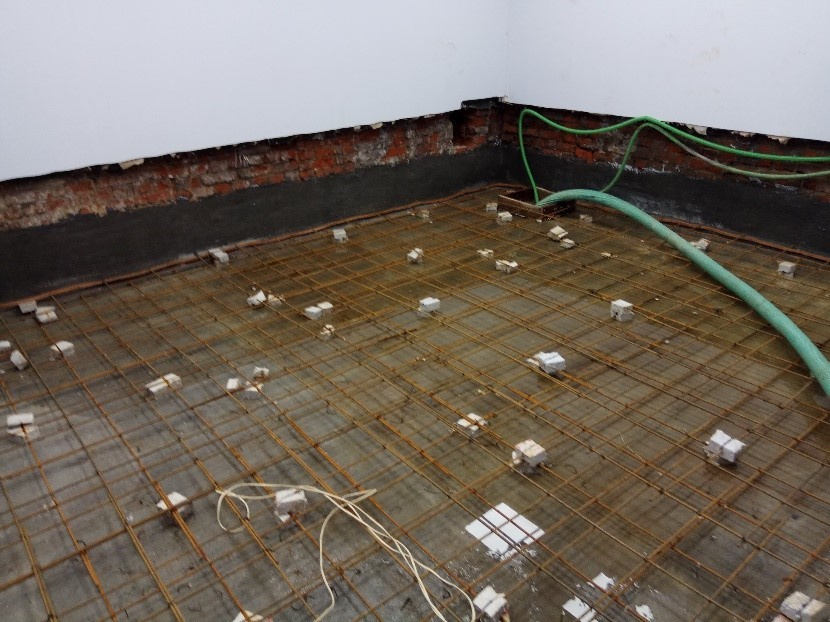 Гидроизоляция подвального помещения Бизнес центра «Гефест»