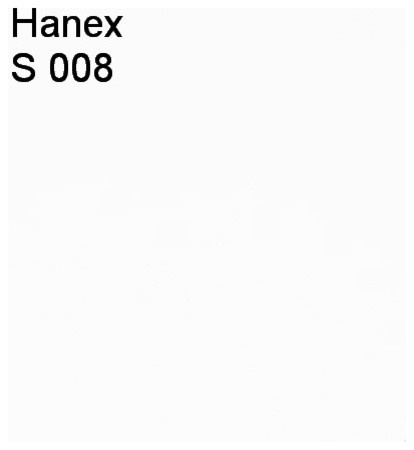 Цветовая палитра Hanex