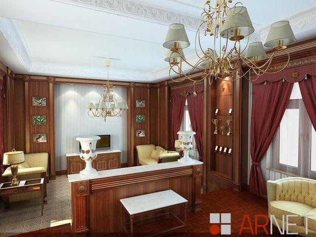 Английский акцент, Интерьер дома 240 кв.м.