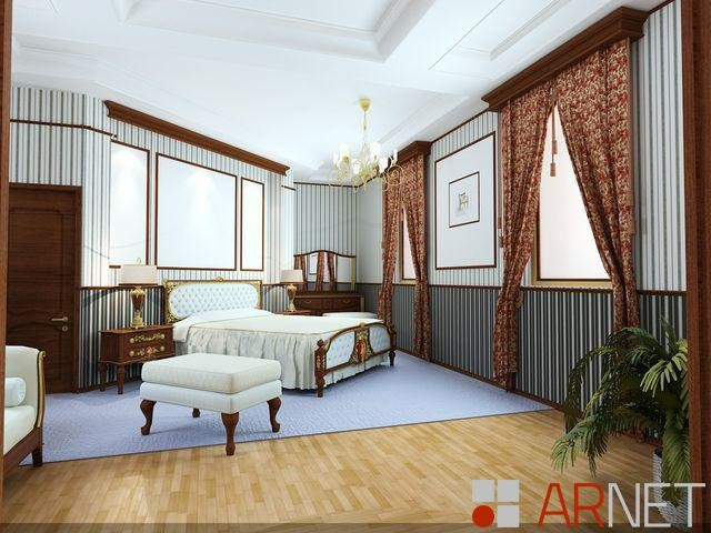 Английский акцент, Интерьер дома 240 кв.м.