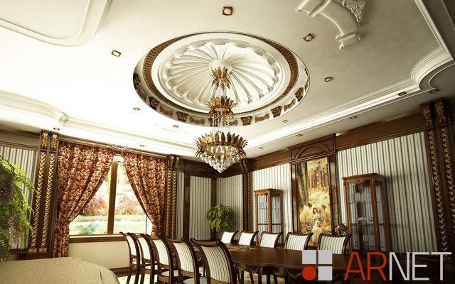 Английский акцент, Интерьер дома 240 кв.м.