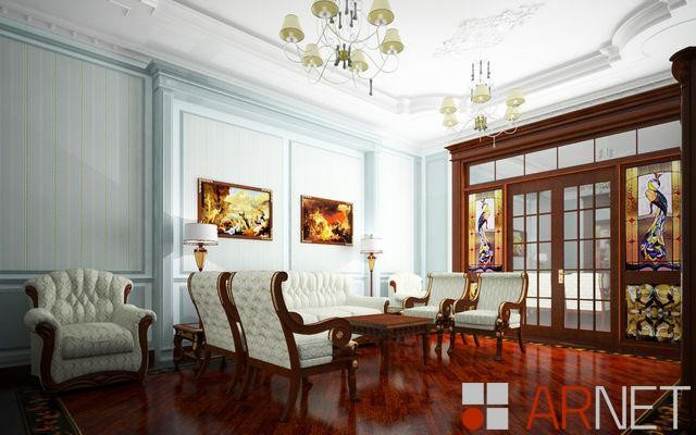 Обложка проекта: Комфорт высшей пробы, Интерьер коттеджа 660 кв.м.