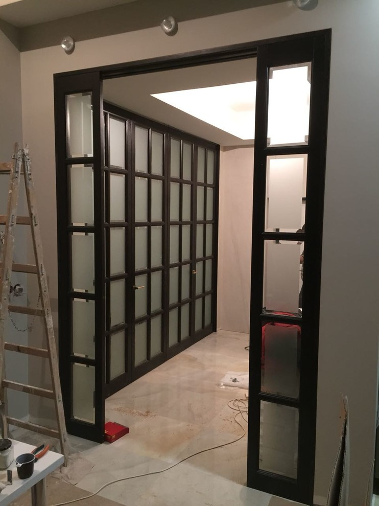 Двери книжки. Складные двери.