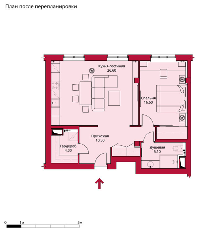 Двухкомнатная квартира в ЖК Премьер Палас