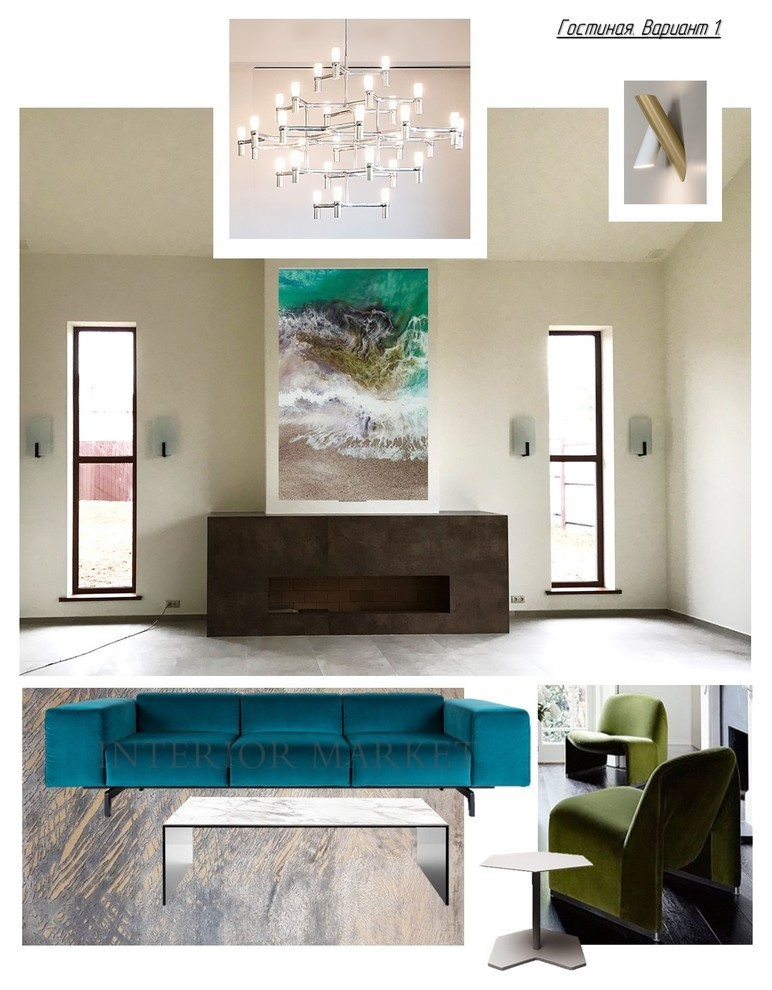 Пример услуги декорирования интерьера