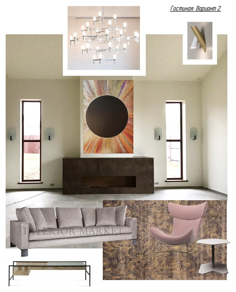 Пример услуги декорирования интерьера