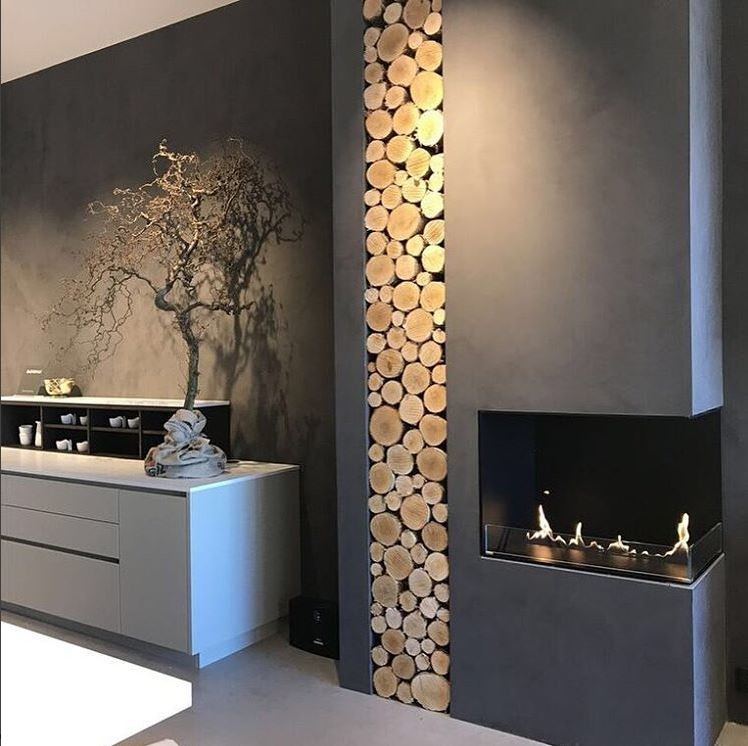 Обложка проекта: Встраиваемый биокамин в стене