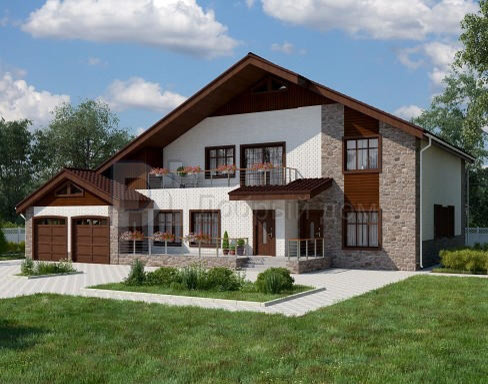 Современный дом для трех семей