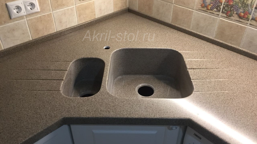 Обложка проекта: Столешница на кухню из камня Коньково